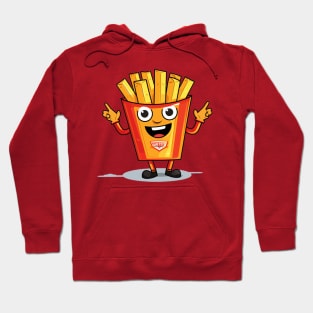kawaii french fries T-Shirt cute potatofood funny Hoodie